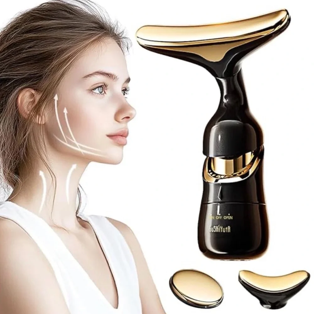 K-Beauty Lymphatic Massage Anti-Wrinkle 3-in-1 Facial & Eye Device - Picture 2 of 6